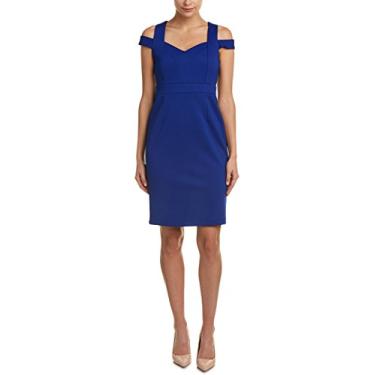 Imagem de Adrianna Papell Vestido feminino justo com ombro vazado, Íris, 48