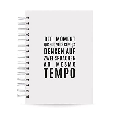 Imagem de Caderno Idiomas Português x Alemão Capa Dura 125 Folhas 90g Pautado A5