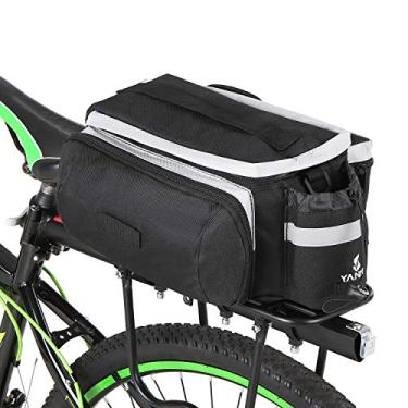 Imagem de Tingpai Multifuncional Saco de Assento T seiro de Bicicleta Ciclismo Bicicleta T sei Tronco Pannier Bagageiro Bolsa Bolsa Bolsa de Ombro