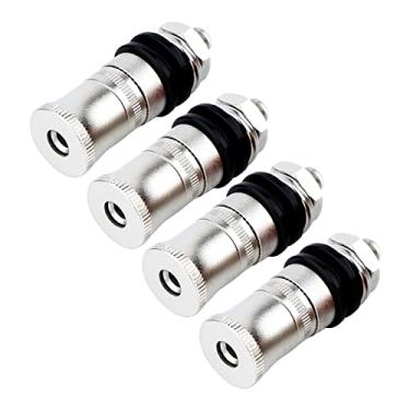 Imagem de TECKEEN 4 peças de amplificador de alto-falante banhado a ródio terminal de encadernação plugue banana