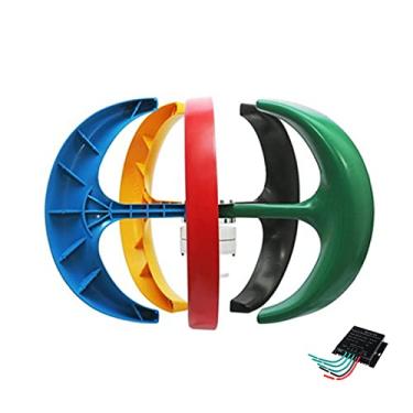 Imagem de Gerador de poder vertical da turbina eólica de 2000W 12V 24V 48V, com o gerador permanente das turbinas eólicas de Maglev do controlador para o navio marinho ou o uso home,12v