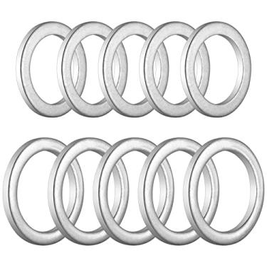 Imagem de Arruelas de vedação de vedação de plugue de drenagem e preenchimento diferencial traseiro para Honda Accord Acura Civic Ridgeline Odyssey CRV CR-V Pilot Fit Element, substitui a peça nº 94109-20000 90471-PX4-000