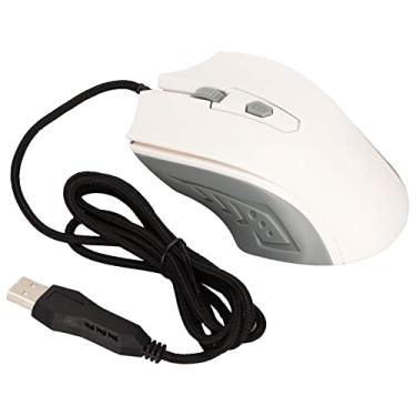 Imagem de Mouse ADITAM Gaming para PC Laptop, AI Voice Input Mouse com Design Ergonômico, 4 DPI Ajustáveis, RGB Backlit Mouse para Game Office Home (Mute Key) Double the comfort