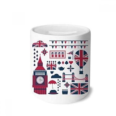 Imagem de DIYthinker Torre Ballon Soldier Reino Unido Big Ben England caixa de dinheiro caixa de cerâmica porta-moedas presente de cofrinho