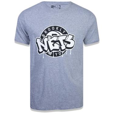 Imagem de Camiseta NBA Brooklyn Nets Arte Grafite-Masculino