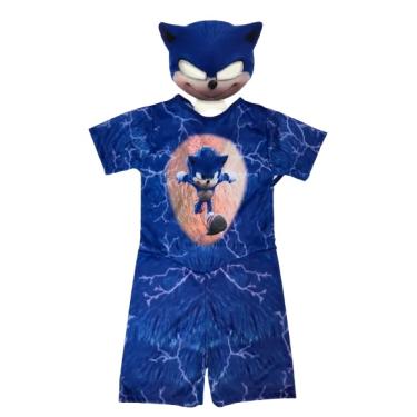 Fantasia Sonic Shadow Infantil