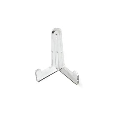 Imagem de Suporte Expositor Acrílico para Moedas e Medalhas Modelo Encaixe - Kit 10 unidades Tamanho Grande