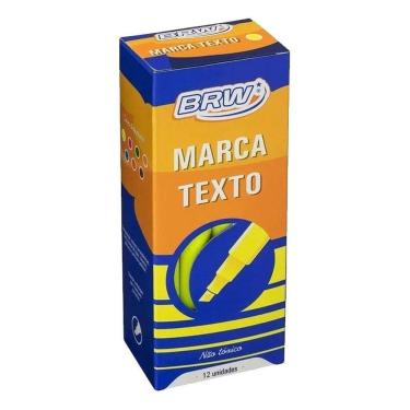 Imagem de Marca-Texto Fluorescente BRW 4x6mm - Uso Geral
