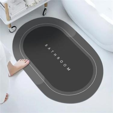 Imagem de GROWBY Tapete de banho super absorvente tapete de banheiro tapetes laváveis capachos banheira lado chuveiro antiderrapante, 41,4,60x90cm l