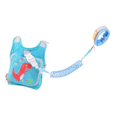 Imagem de Esquirla Coleira para bebês com pulseira anti-perda, corda de tração para fazer compras, viagens e bebês, Verde