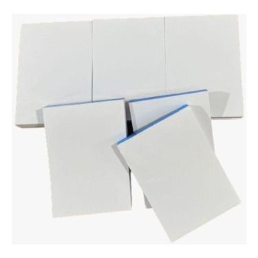 Imagem de Kit 10 Blocos Anotacoes Rascunho Comanda 10x7cm 50 Folhas Cor Branco