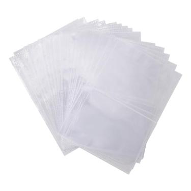 Imagem de 20 peças, 2 páginas de cartão de bolso, tamanho A5, 6 furos, páginas de manga dupla face para cartões de troca Kpop, comporta 80 cartões, folhas de fichário para MTG, cartões de esportes, cartões de