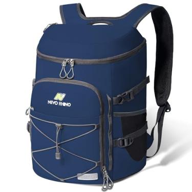 Imagem de Mochila Cooler, 36 latas isoladas mochila multifuncional à prova de vazamento à prova de vazamento macia leve mochila cooler com grande capacidade para homens mulheres acampar caminhadas piqueniques praia ou passeios de um dia