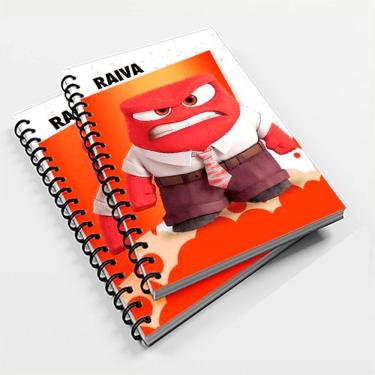 Imagem de Caderno Universitário 10 Mat Pers. Divertidamente 2  Raiva