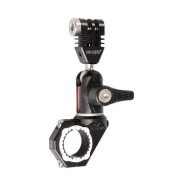 Imagem de iSHOXS BullBar Prox 23 | Suporte de câmera de ação módulo giratório de 360° | para GoPro e câmeras esportivas e de ação compatíveis | Suporte de barra de rolo de alumínio (19-23 mm)