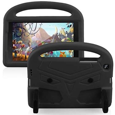 Imagem de UUcovers Capa infantil para Galaxy Tab A 20.3 cm 2019 modelo (SM-T290/T295/T297) com alça/suporte, à prova de choque, leve, capa protetora para Samsung Galaxy Tab A 8.0 2019 sem S Pen, preta