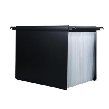 Imagem de MERIGLARE Pasta de Arquivo Suspensa Expansível, Organizador de Arquivo Acordeão, 25 Bolsos, Grande Capacidade com Etiquetas, Expansível para Documentos de Recib, Claro