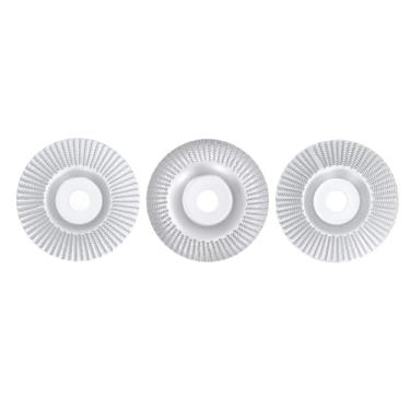 Imagem de Conjunto de Discos para Escultura Em Madeira, Rebolo de Disco de Carboneto Atualizado, Compatível Com Rebarbadora Angular de 4-1/2”, para Modelar, Esmerilhar, Trabalhar Madeira,