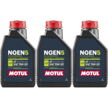 Imagem de 3 Oleo Motul Ngen 5 15w50 4T Semissintetico 1L