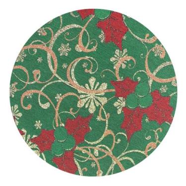 Imagem de Capas de Sousplat 35cm Natal Natalina Brilhante - mumudecor, 140 UVA F