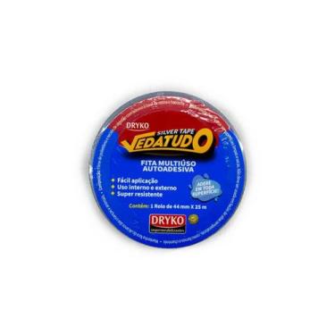 Imagem de Fita Silver Tape 44Mm X 25M Vedatudo Dryko