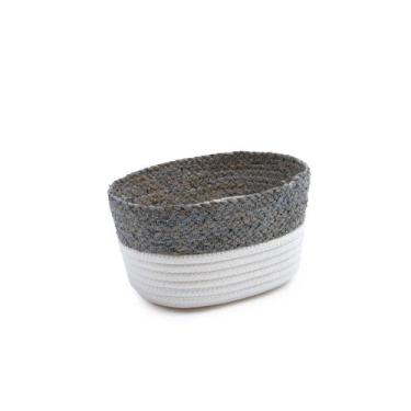 Imagem de Cesto duo cordas 12,5cm - Oikos, U, CINZA CLARO