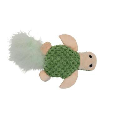 Imagem de brinquedo pelúcia tartaruga com catnip para gatos - oikos animal, U, V