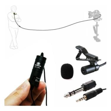 Imagem de Microfone Lapela Greika Gk-lm1 P/smartphones E Cameras  LM1