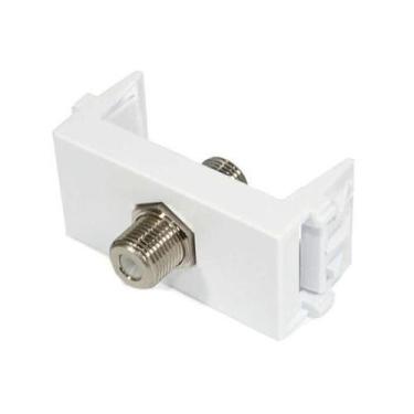 Imagem de  refinatto tomada antena de tv 75ohms branco  - weg