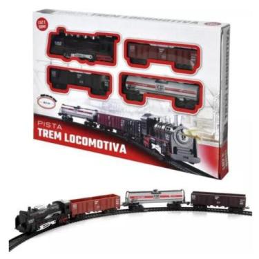 Imagem de Ferrorama Trenzinho Elétrico Rail King Pista Grande Divetido - Cim Toy