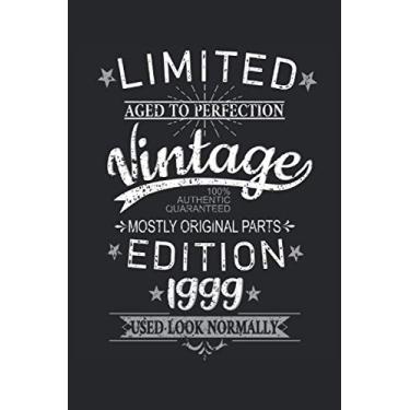 Imagem de 22. Geburtstag Limited 22 Jahre Edition 1999 Graphic Deko Vintage: KALENDER - Lustiges Retro Geburtstags Geschenk, Geschenkidee - A5 (6x9) - 150 ... To-Do Liste, Geburtstag, Jahrgang, Spruc