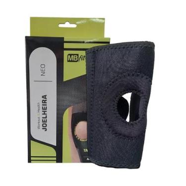 Imagem de Joelheira Articulada Ortopédica Tamanho Único Ajustável - MBFit