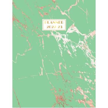 Imagem de 2022-2023 Planner: Daily Weekly and Monthly, 24 Months Calendar, Vision Boards, To Do Lists, Notes | Special Gold Marble Cover Edition