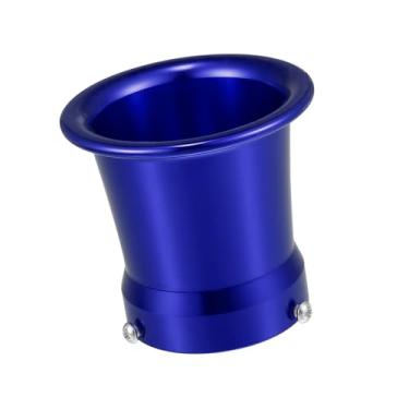 Imagem de REPAIROCK 50 mm 5 cm Velocity Stack Filtros de ar Carburador de Motocicleta Funil de Carburador de Carburador Trompete Filtro de Ar Copo de Buzina de Vento para Honda Dirt Bike Liga de Alumínio Azul