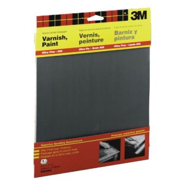 Imagem de 3M 9084NA verniz úmido ultra fino 22,86 x 27,94 cm, lixa de tinta