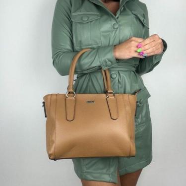 Imagem de Bolsa recuo em couro legítimo b.935, Camel