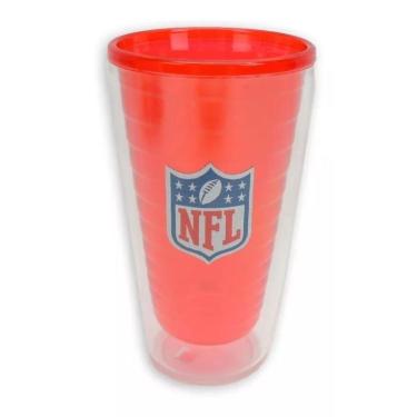 Imagem de Copo Cerveja nfl Vermelho 450 ml Parede Dupla - Marca nfl
