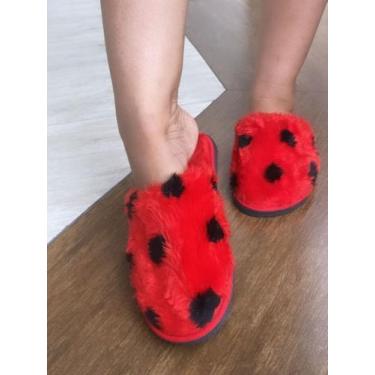 Imagem de Chinelo Peluciado Unissex Feminino Confortável  Macio e Estiloso - Ide