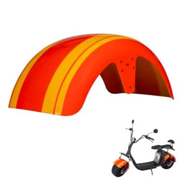 Imagem de Paralama Dianteiro Wehawk para Scooter Elétrica Combinação Exclusiva de Cores (Laranja/Amarelo)