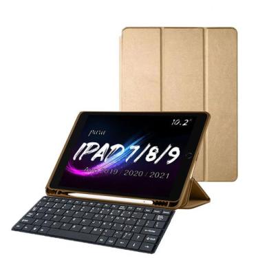 Imagem de capa Case teclado smart keyboard para ipad 9 8 7 apple pencil - Álamo,