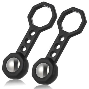 Imagem de OSALADI Localizador de pino scanner de parede, 2 peças, bolas de pino magnético, localizador de pinos de metal, ímã de esfera para drywall, madeira, painéis de madeira compensada, azulejos de cerâmica