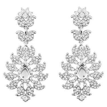 Imagem de Touchstone Brincos de joias de designer indiano Bollywood para mulheres.