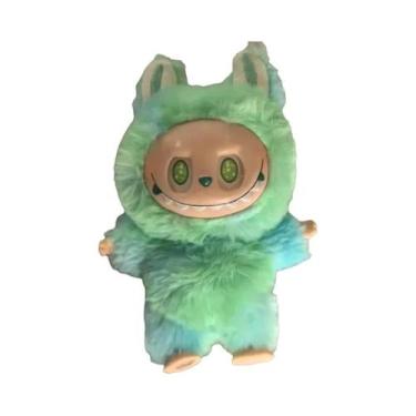 Imagem de Kawaii Labubu Boneca De Vinil Mochila Pingente Chaveiro De Pelúcia Cai