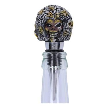 Imagem de Nemesis Now Rolha de garrafa oficialmente licenciada Iron Maiden Killers, prata, 10 cm