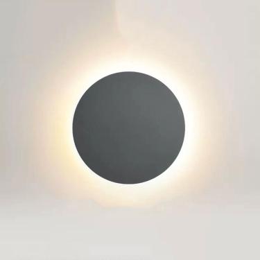 Imagem de Armazém de parede de parede LED moderna, luzes de parede Hardwired, 16W/24W Lâmpada de parede interna diminuída, arandelas de parede iluminação para quarto, corredor, escada, corredor da sal