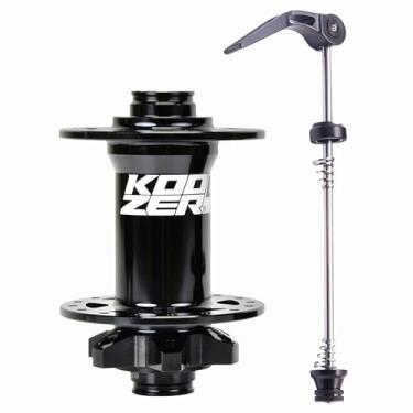 Imagem de BestParts XM450 Hub MTB com 32 furos de liberação rápida, cubo traseiro MTB 5 x 135 mm / cubo frontal MTB 5 x 100 mm, J-Hook 6 parafusos cubo de disco HG substituição para Shimano 8-11 velocidade e