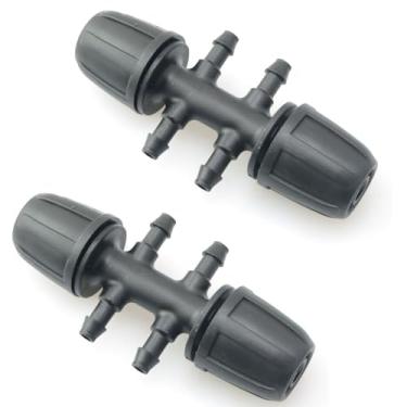 Imagem de JCBIZ 12 peças para aquecedor de água irrigação por gotejamento - 812 redutores hexagonais de jardim irrigação automática flor irrigação gotejamento irrigação acessórios para tubos