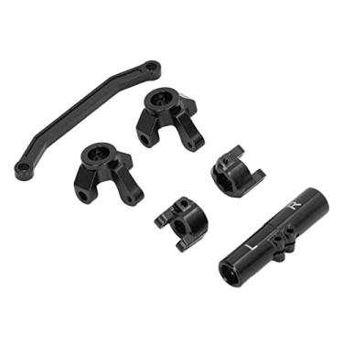 Imagem de RC DIREÇÃO FRONTAL CONJUNTO PARA BARRAGEM DE ECX 1/24 RGT 1/24 FTX/SUPLO DE ALIANTE DE ALINHA DE ALIMA (Preto)