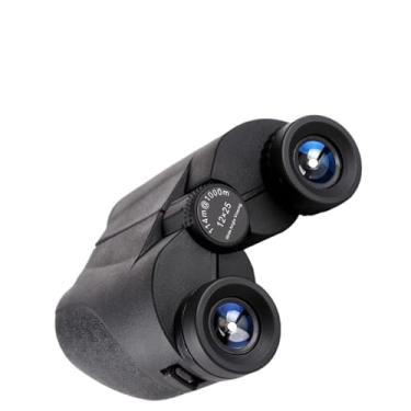 Imagem de Binóculos de alta potência 12 x 25, telescópio portátil compacto com revestimento FMC, visão noturna com pouca luz