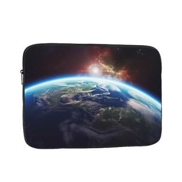 Imagem de Capa para laptop Space Earth, bolsa para laptop, à prova de choque, capa protetora para notebook de 17 polegadas